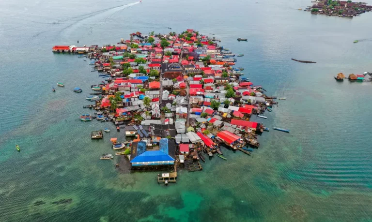 Ilha de Gardi Sugdub, no Caribe, está prestes a ficar submersa