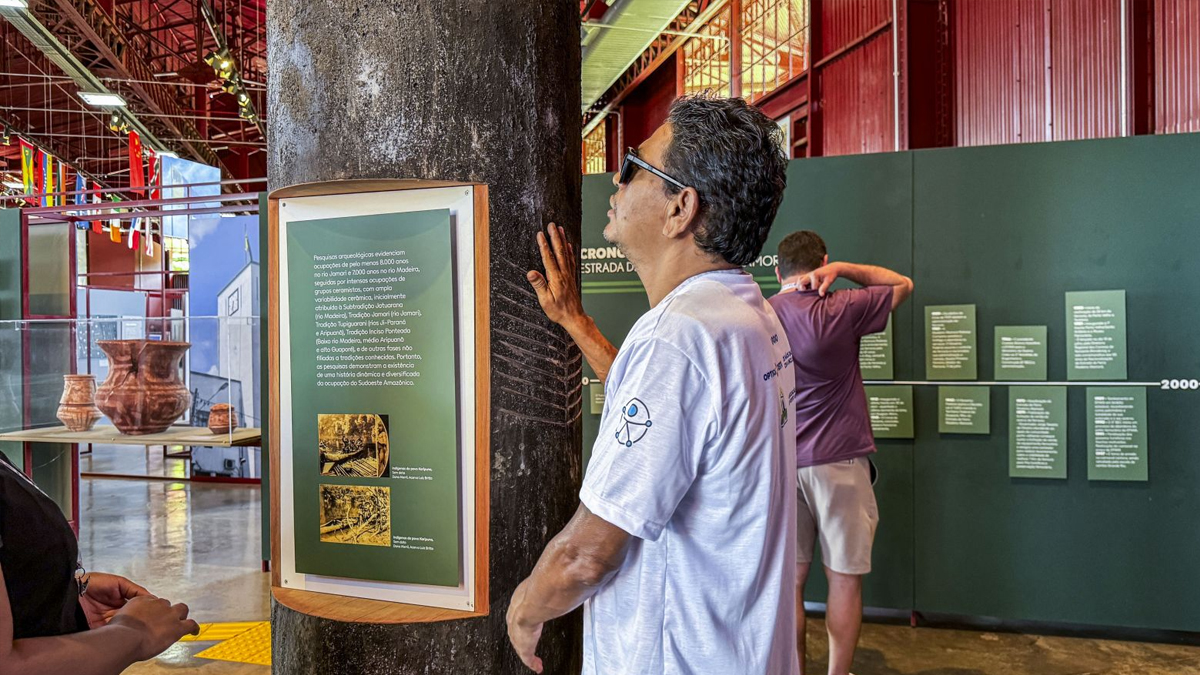 Museu da Estrada de Ferro recebe visitas de pessoas com deficiência visual - News Rondônia