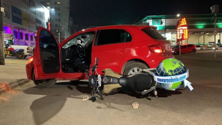 URGENTE: Motorista de Gol faz conversão e causa acidente com moto no Rio de Janeiro - News Rondônia