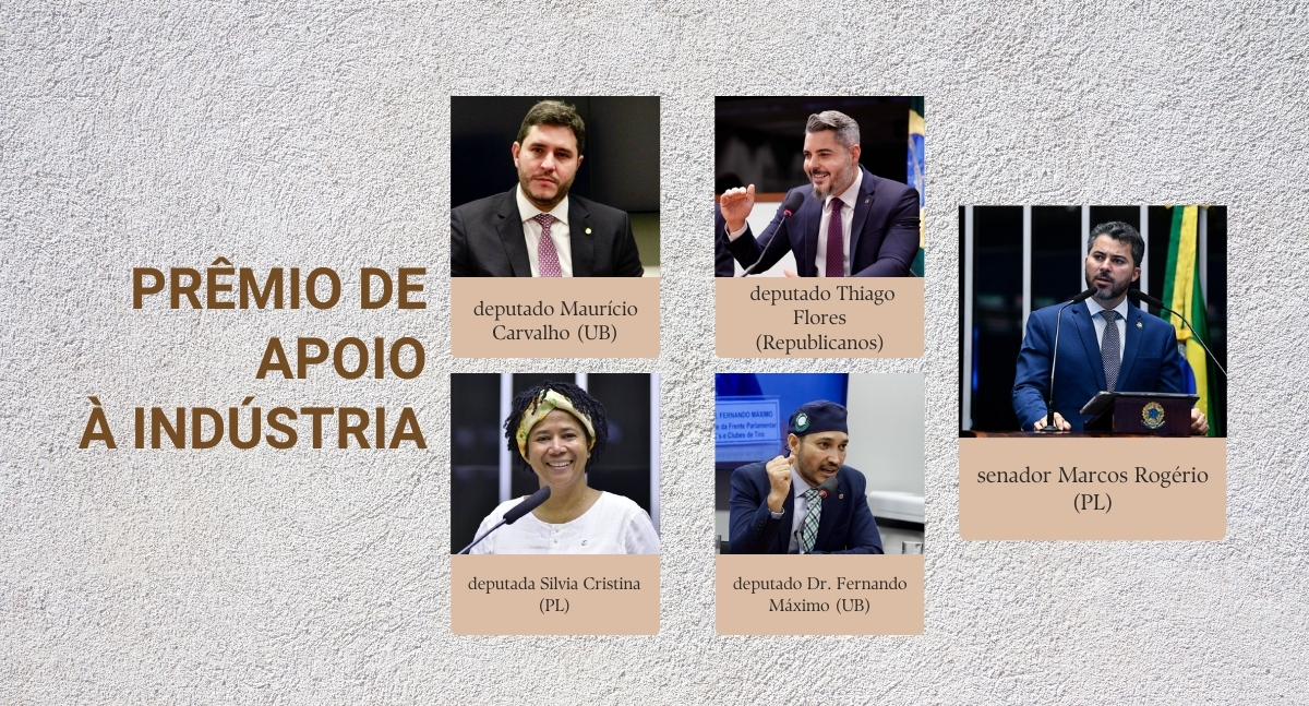 Cinco parlamentares de Rondônia concorrem a prêmio de apoio à indústria: Confira os nomes - News Rondônia
