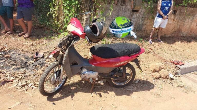 SEM SINALIZAÇÃO: Idoso em moto sofre fratura em acidente com caminhão - News Rondônia