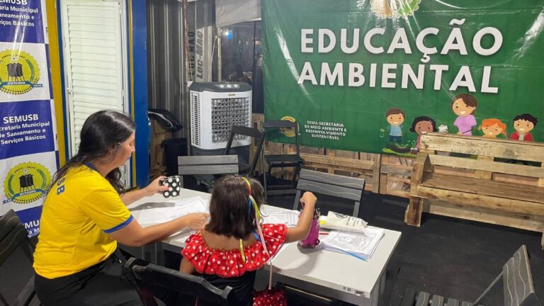 Estande montado pela Prefeitura de Porto Velho para reforçar a Educação Ambiental é destaque no Flor do Maracujá - News Rondônia