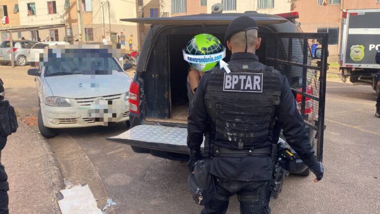 CURIOSO: BPTAR prende foragido que “curiava” durante registro de homicídio no Orgulho do Madeira
