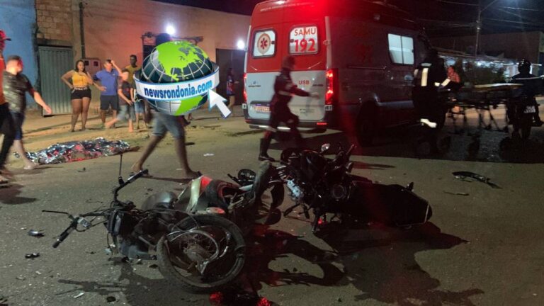 IDENTIFICADOS: Colisão entre motos deixa dois mortos e um ferido na zona leste - News Rondônia