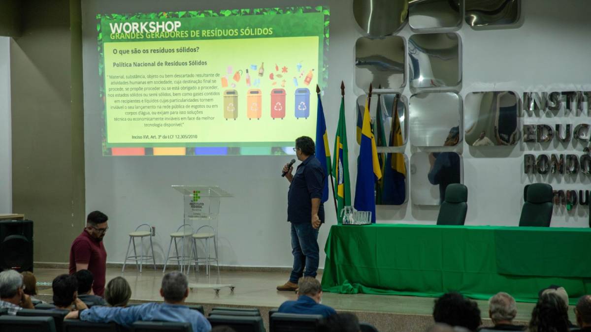 Workshop promove discussão sobre grandes geradores de resíduos sólidos no município de Porto Velho - News Rondônia