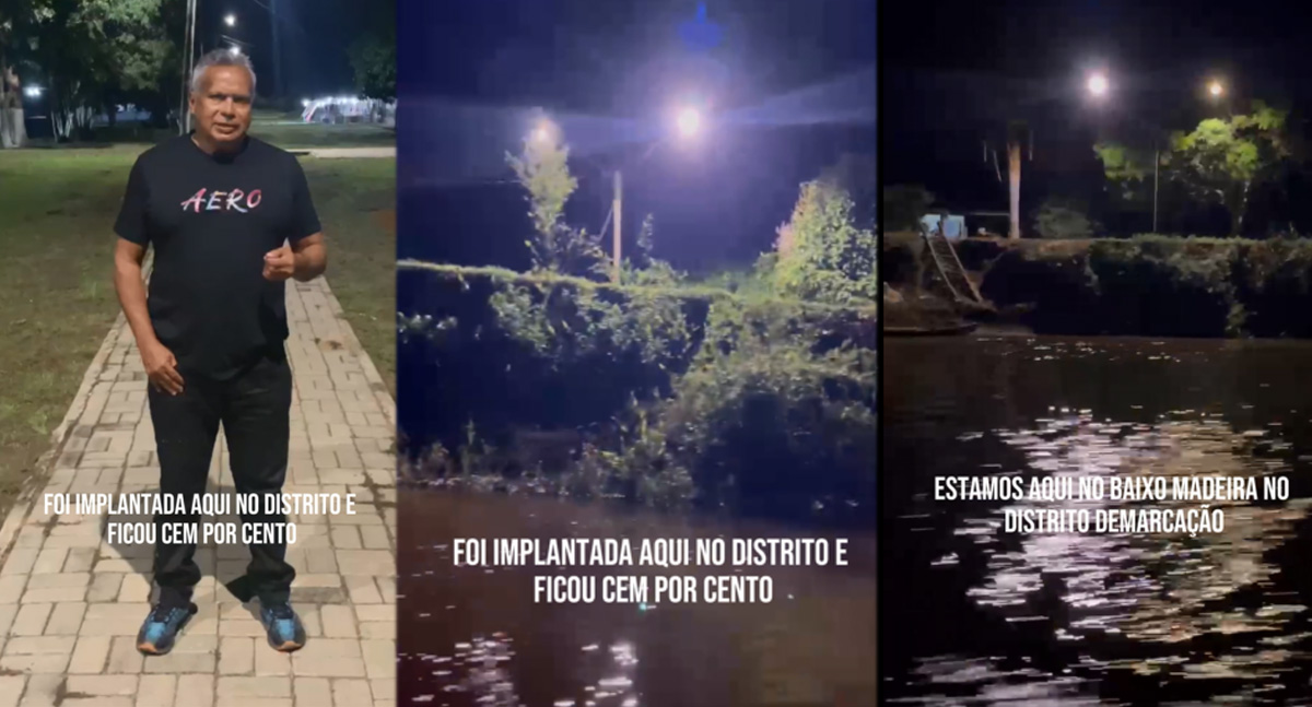 Vereador Valtinho Canuto tem pedido atendido para instalação de Lâmpadas de LED no Distrito de Demarcação