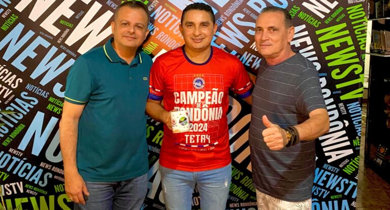 Presidente do Porto Velho Esporte Clube visita News Rondônia e firma parceria