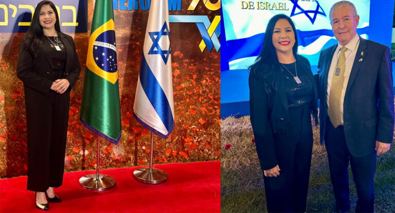 Deputada Federal Cristiane Lopes Participa de Solenidade em Comemoração aos 76 Anos de Israel