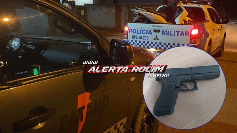 Durante ação da PM, moto roubada é recuperada e um menor é apreendido, em Rolim de Moura
