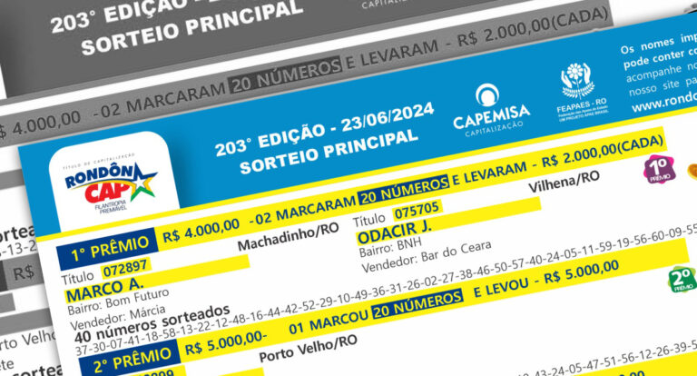 RondônCap sorteou um HB20 Sense e mais R$ 35 mil em prêmios - News Rondônia