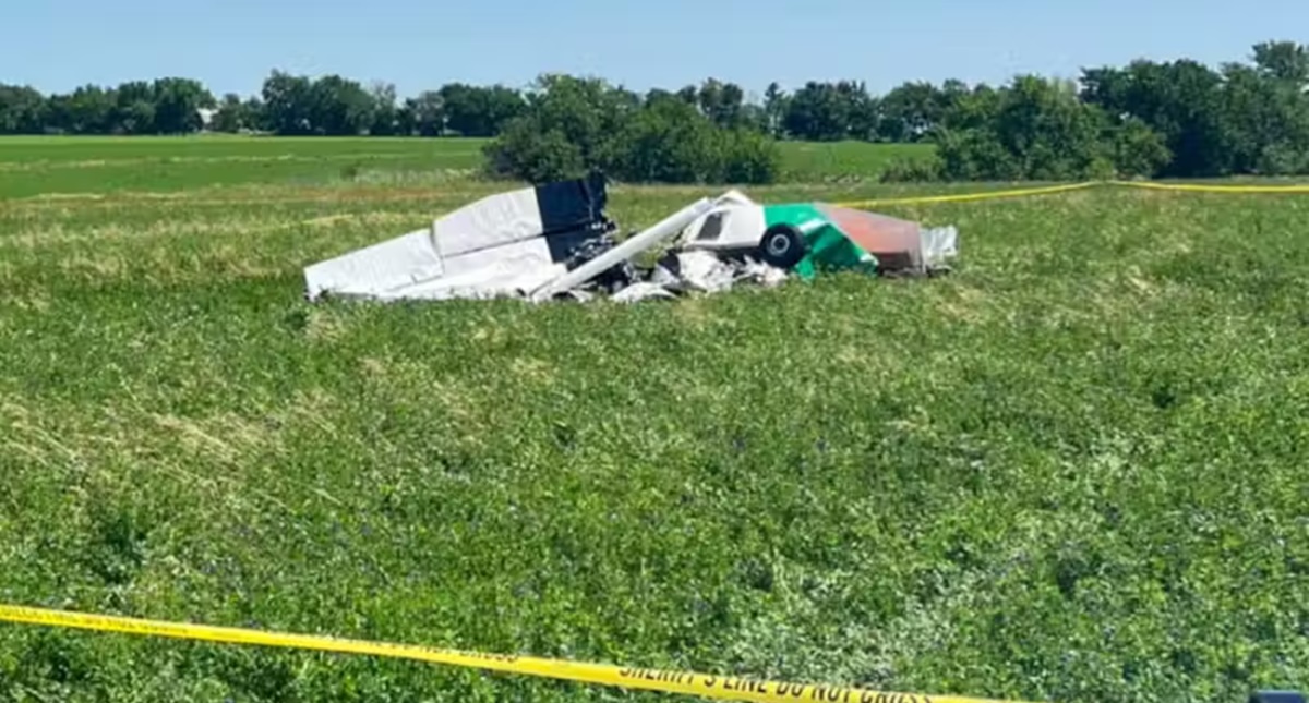 Salto de paraquedas salva piloto e 6 tripulantes de acidente de avião
