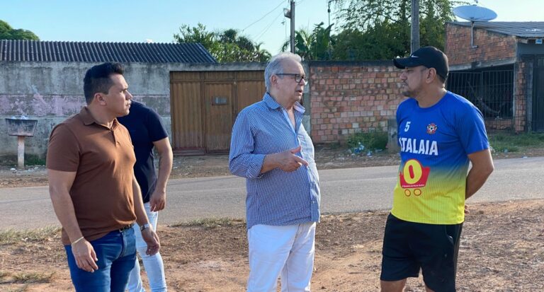 BAIRRO AEROCLUBE – Vereador Edimilson Dourado visita área onde será construído Ecoparque