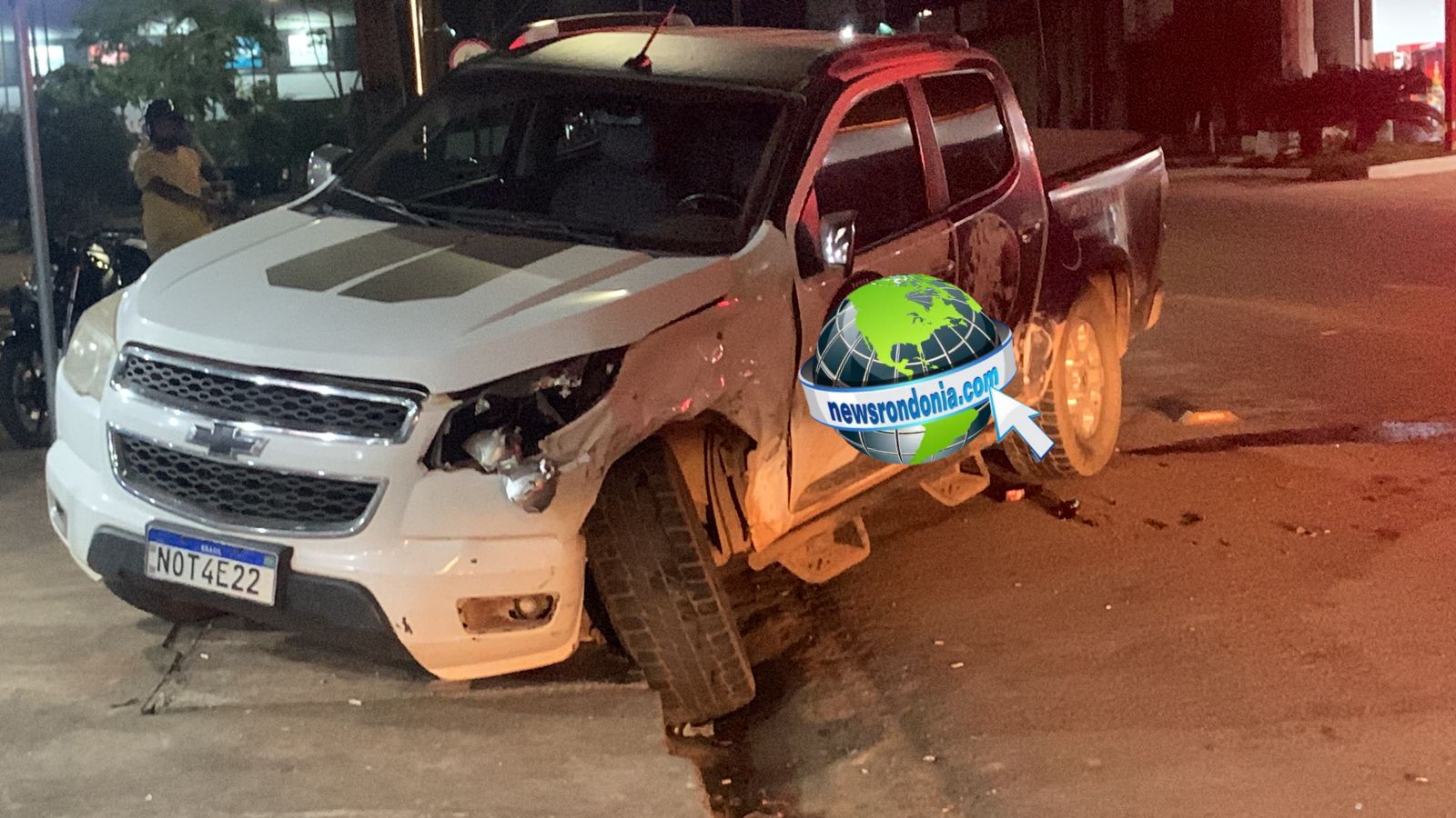 Acidente com viatura do BPTAR deixa policial ferido durante perseguição - News Rondônia