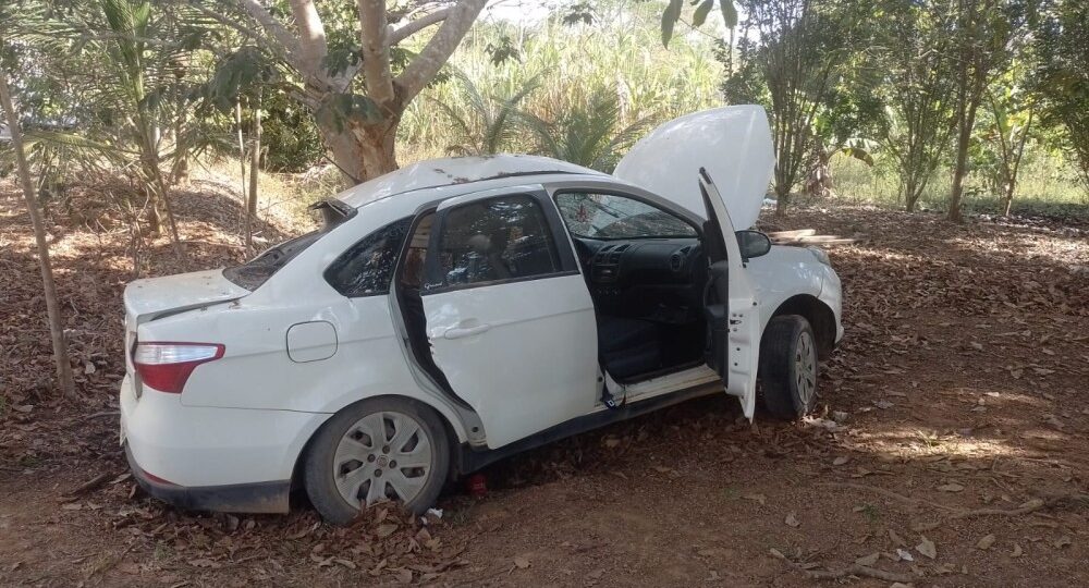 Mulher morre após veículo perder controle e bater em árvore na RO-464