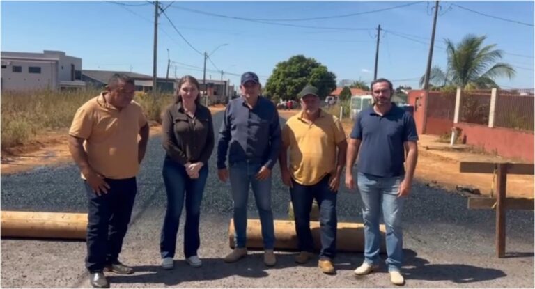 Seringueiras terá 100% de asfalto com apoio da deputada Lebrinha