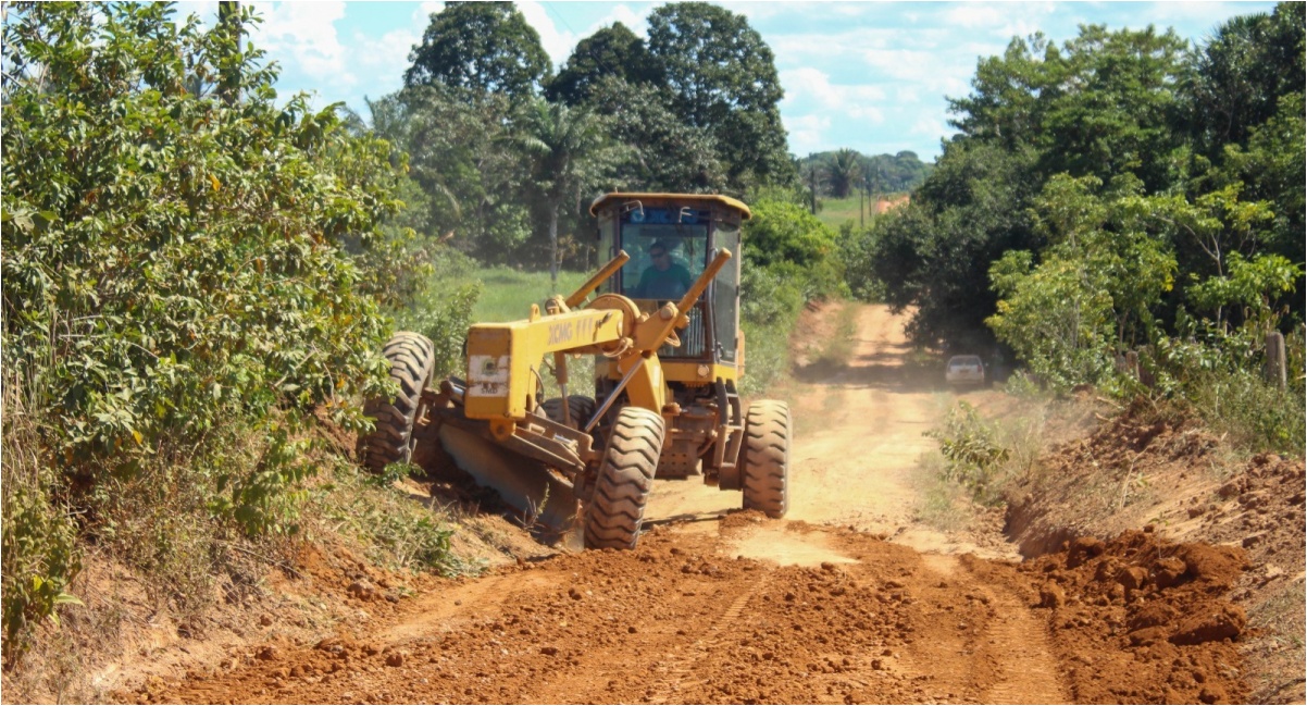 Prefeitura realiza recuperação das estradas em Cujubinzinho e comunidade Terra Santa, área rural do município - News Rondônia