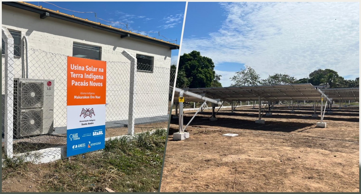 Indígenas da Aldeia Santo André comemoram chegada de energia elétrica - News Rondônia