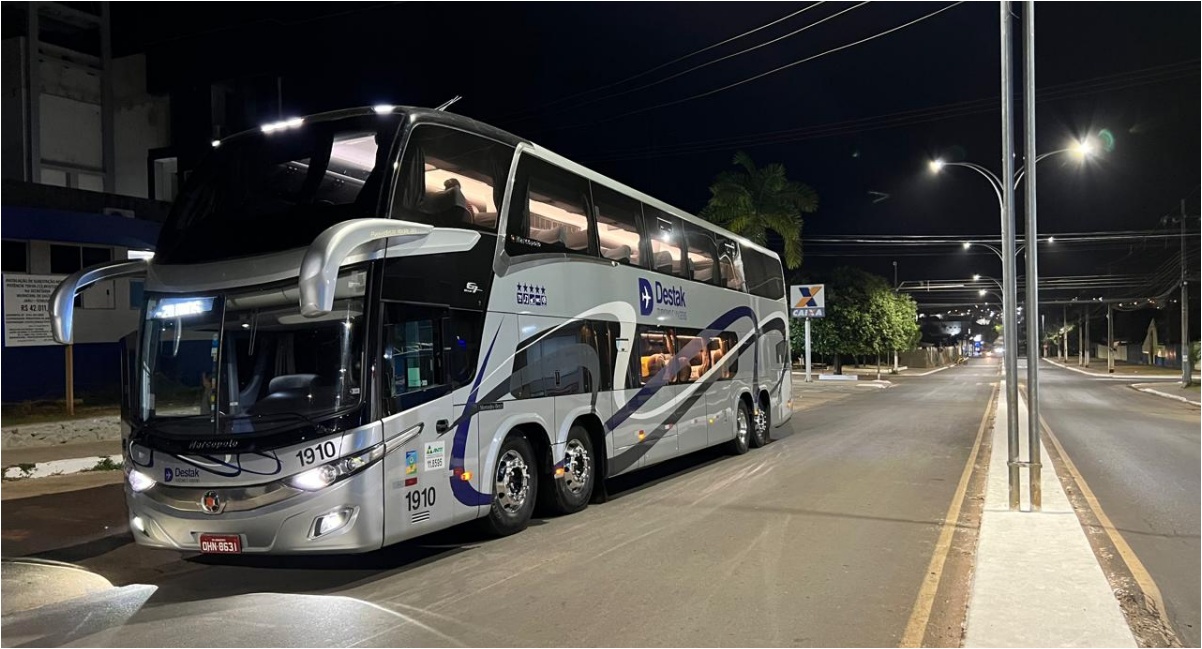 Prefeitura de Jaru conta com novo ônibus para o transporte de pacientes para Porto Velho