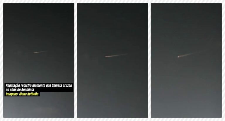População registra momento que Cometa cruzou os céus de Rondônia; Veja Vídeo - News Rondônia