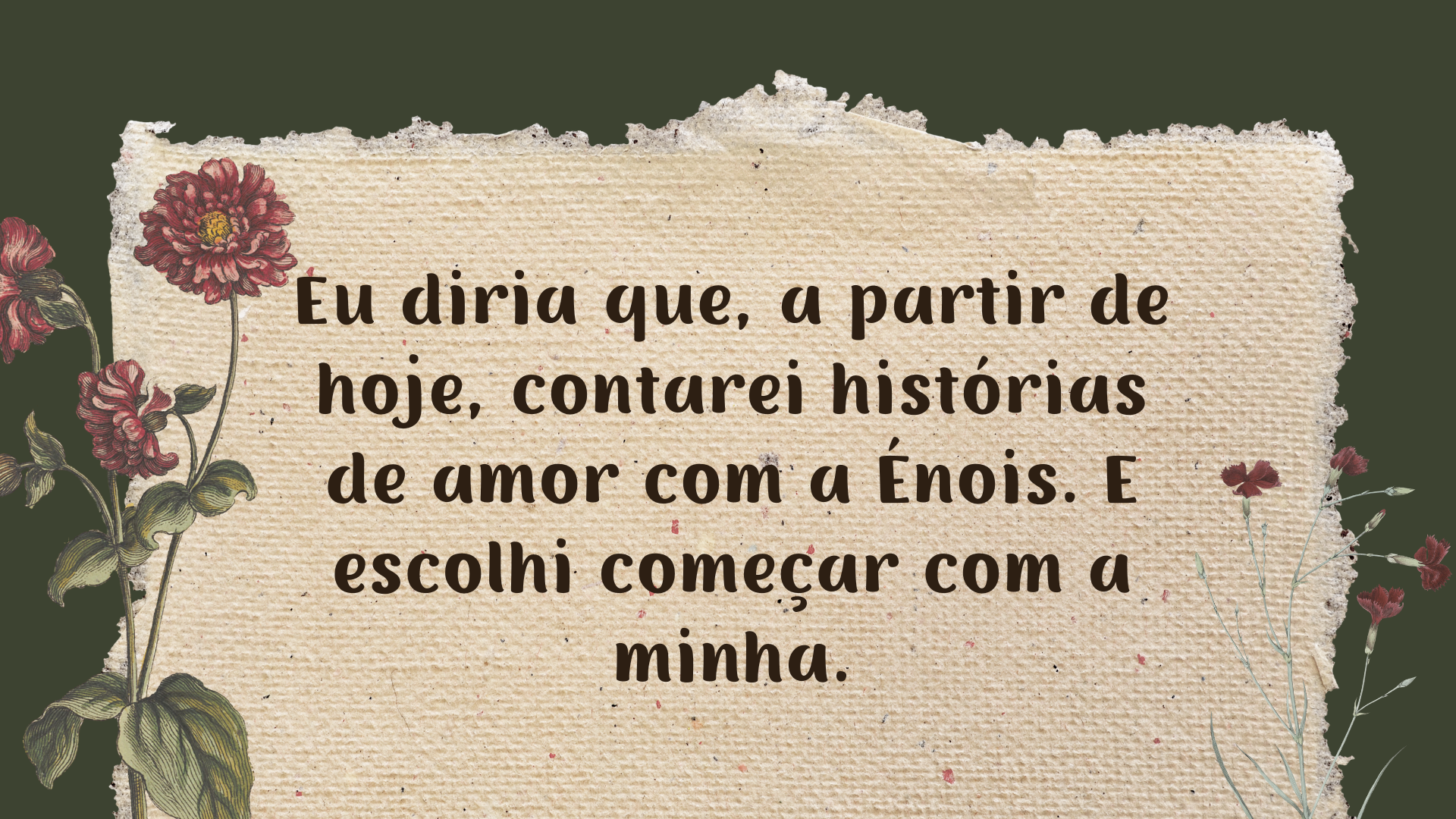 Eu tenho uma história de amor com a Énois - News Rondônia