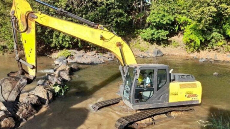 Governo de RO realiza obras de contenção no Rio Boa Vista, em Ouro Preto do Oeste - News Rondônia