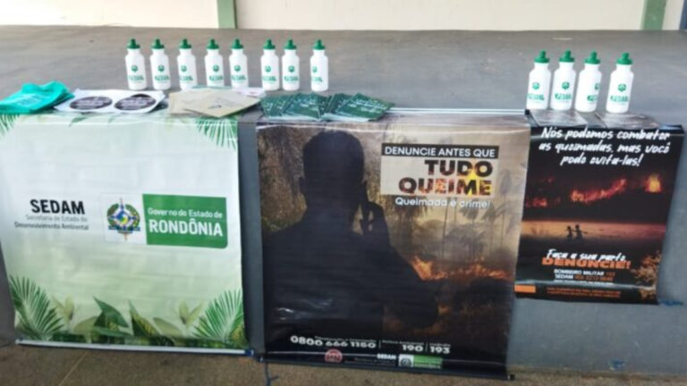Governo de RO intensifica ações de conscientização ambiental para combater queimadas e proteger recursos hídricos