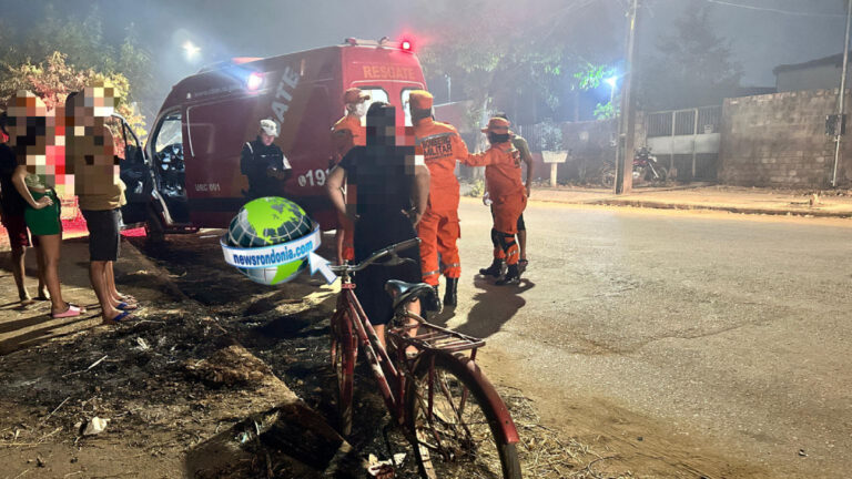 Ciclista que segurava em moto sofre queda grave na zona leste - News Rondônia