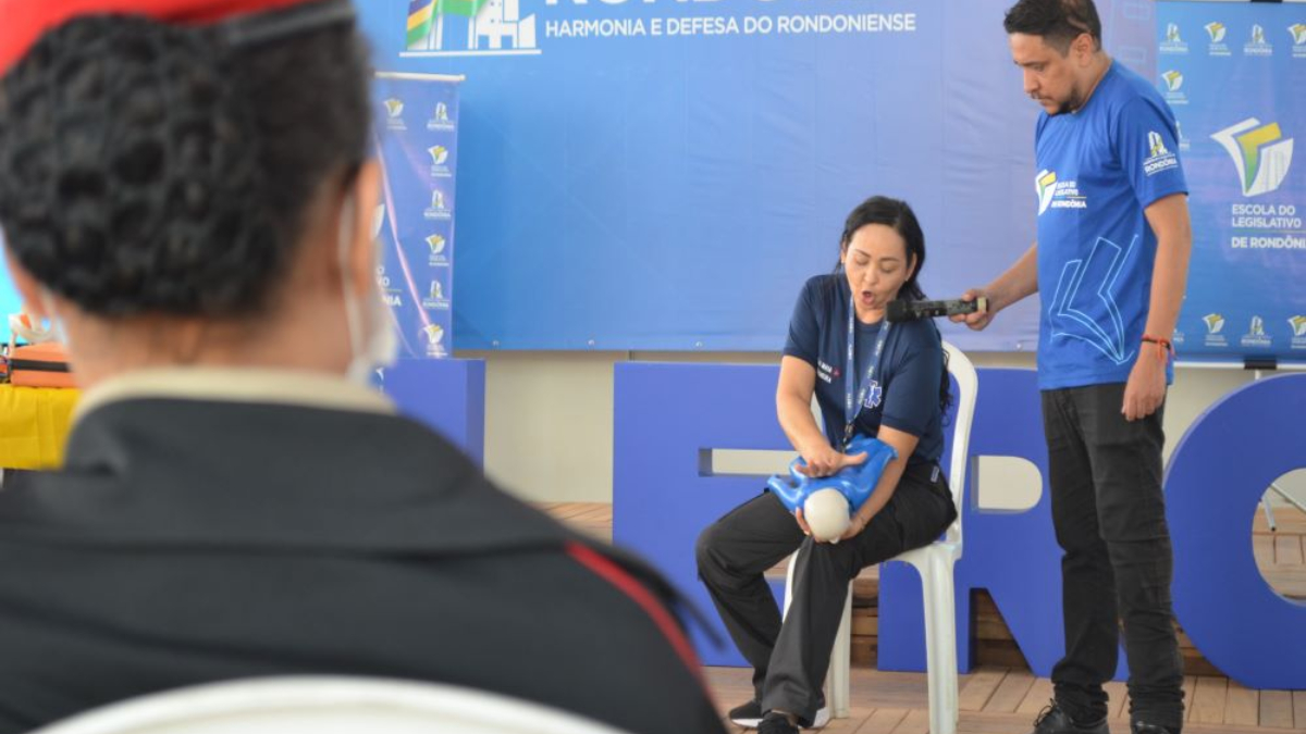 Escola do Legislativo promove capacitação em primeiros socorros na Agroari - News Rondônia