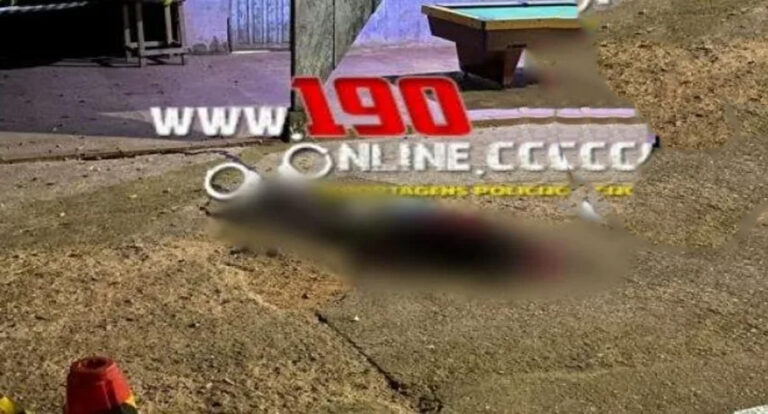 Jovem é executado a tiros na frente de bar, em Alta Floresta D’oeste