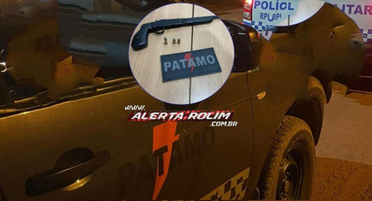Dupla é presa em flagrante com arma de fogo em Rolim de Moura