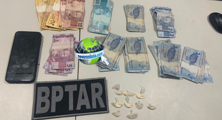 BPTAR flagra adolescente vendendo drogas em bar na Jorge Teixeira