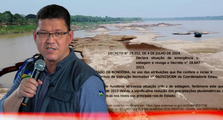 Decreto de situação de emergência em Rondônia, por causa da estiagem, é publicado no DIOF - News Rondônia