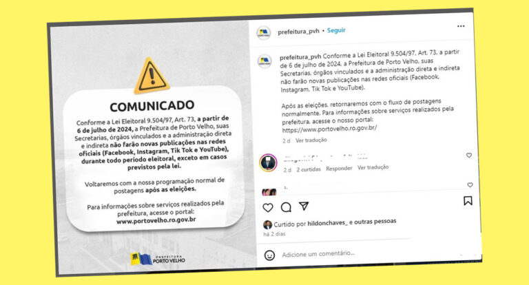 Prefeituras de Rondônia desativam ou suspendem publicações em perfis nas redes sociais - News Rondônia