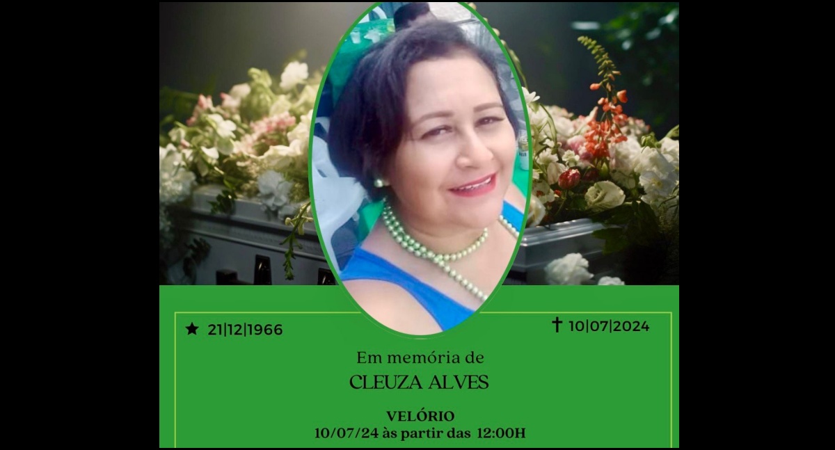 NOTA DE PÊSAMES - Falecimento Cleusa Alves - News Rondônia