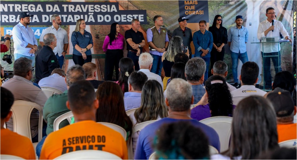 Governador Marcos Rocha destaca obra do trecho urbano da BR-364, em Itapuã do Oeste - News Rondônia