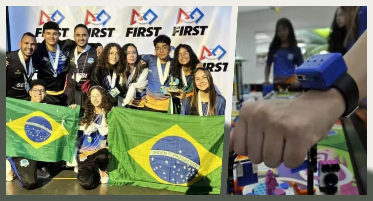 Estudantes brasileiros criam pulseira para surdos e ganham prêmio internacional