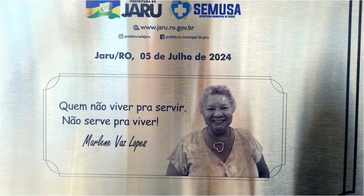 Centro de Saúde Marlene Vaz Lopes no Jardim Morumbi é inaugurado; momento foi marcado por celebração, homenagens e emoção - News Rondônia