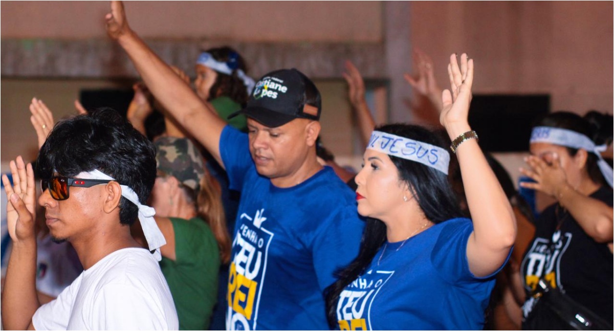 Deputada Cristiane Lopes Participa da Marcha Para Jesus em Extrema e destaca investimentos para a região - News Rondônia