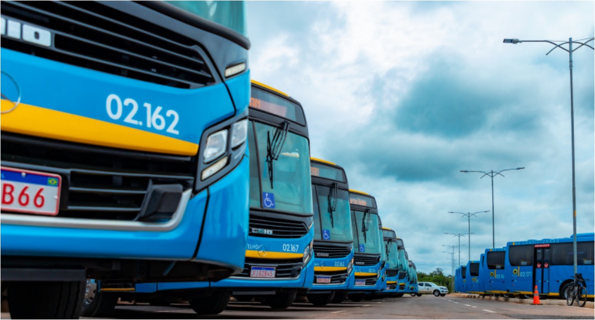 Com a frota de ônibus mais nova entre as capitais brasileiras, Porto Velho conta com veículos modernos e confortáveis