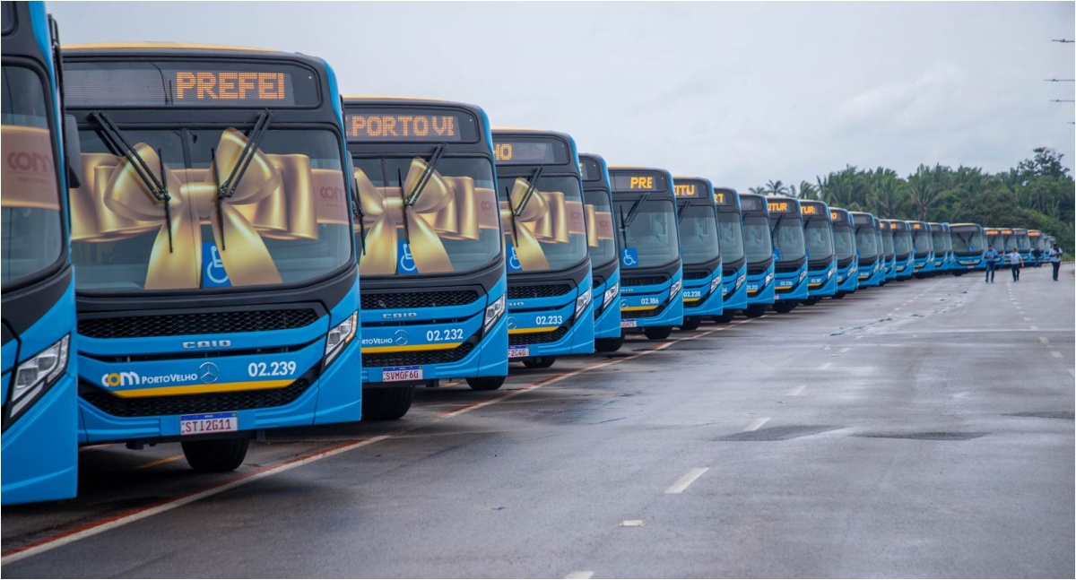 Com a frota de ônibus mais nova entre as capitais brasileiras, Porto Velho conta com veículos modernos e confortáveis - News Rondônia