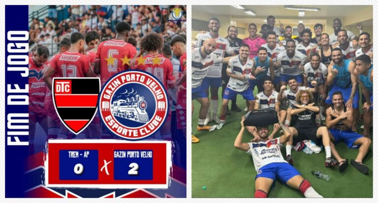 Gazin Porto Velho vence TREM-AP e consolida classificação na Série D - News Rondônia