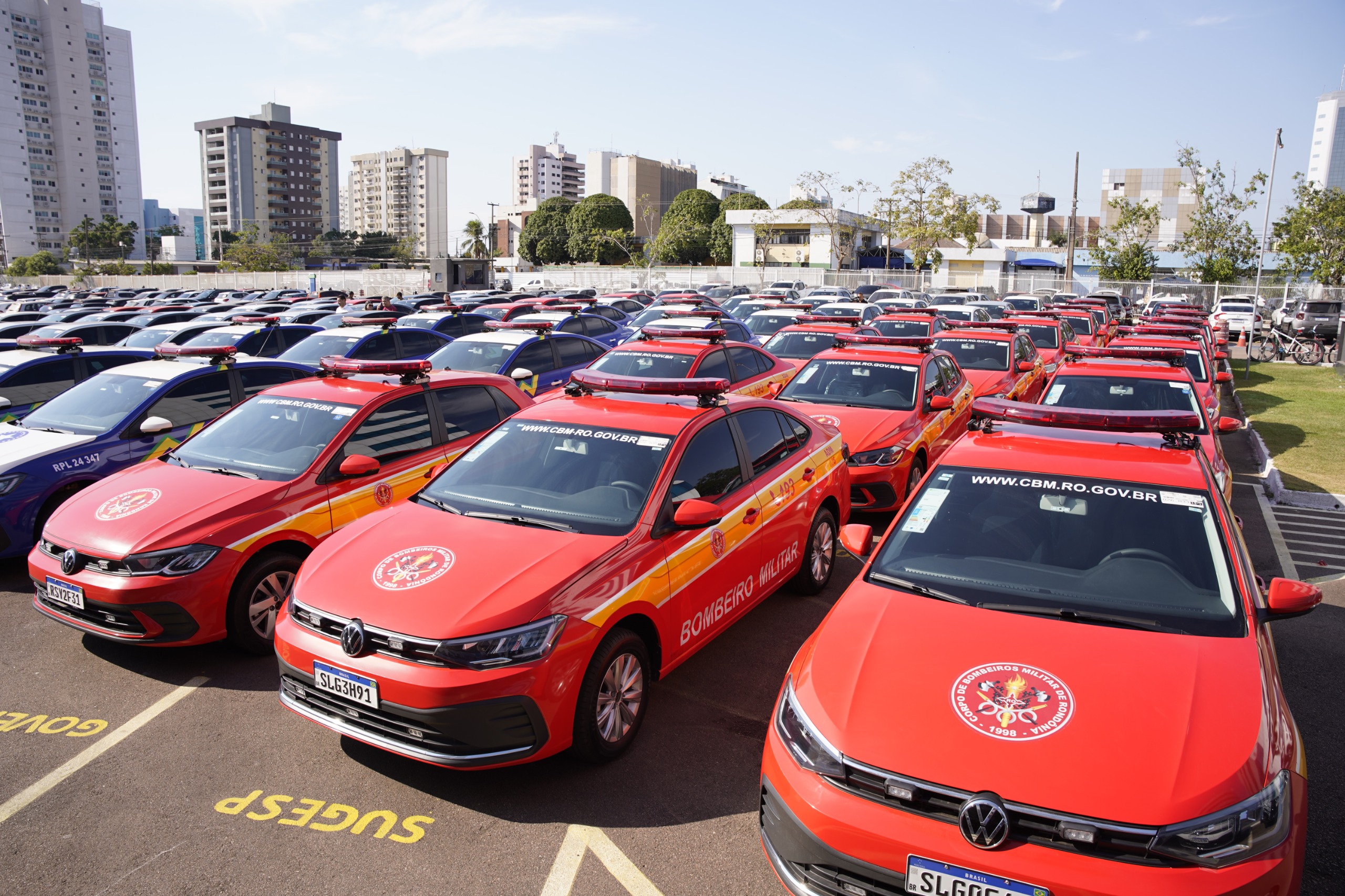 Governo de RO reforça Segurança Pública com entrega de 241 novos veículos - News Rondônia