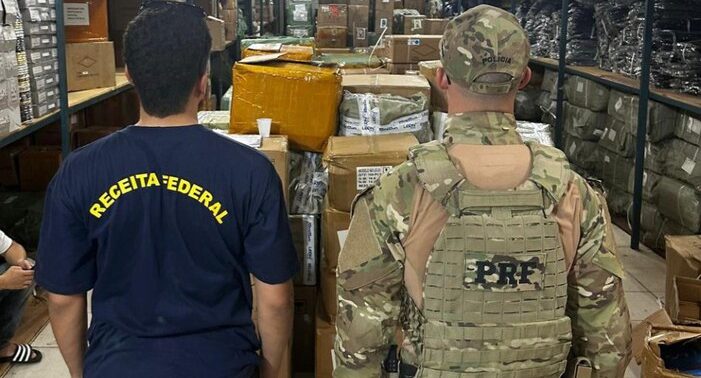PRF participa de operação conjunta com Receita Federal em Rondônia