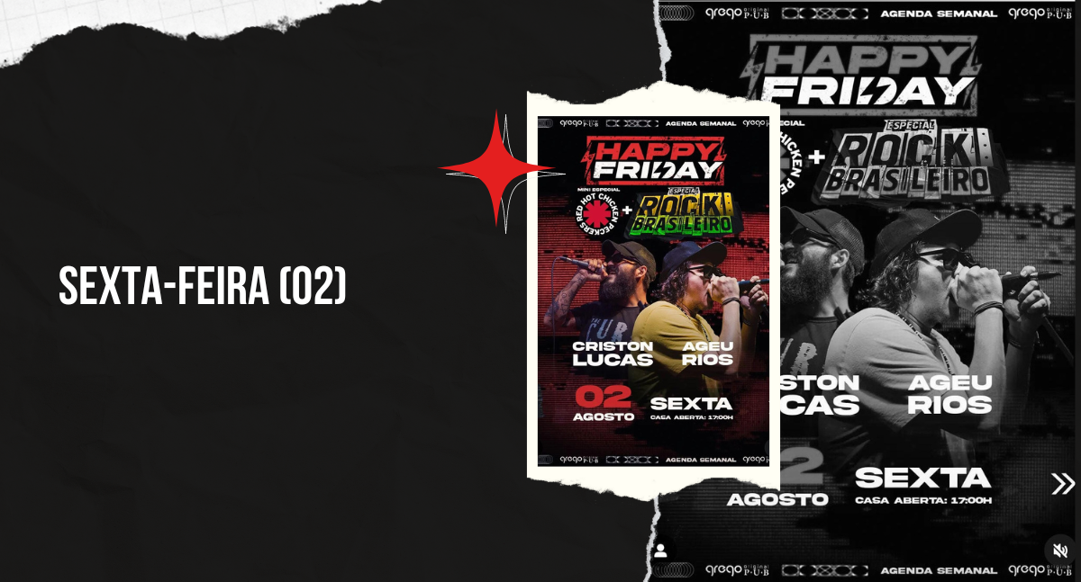 Agenda News: Fim de Semana Rock no Grego Original Pub - News Rondônia