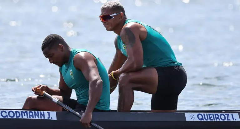 Canoagem: Isaquias e Jacky terminam prova C2 500m fora do pódio