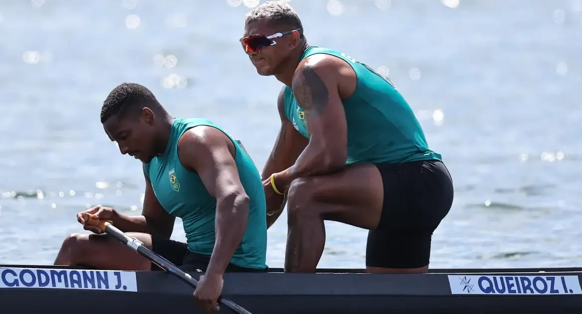 Canoagem: Isaquias e Jacky terminam prova C2 500m fora do pódio