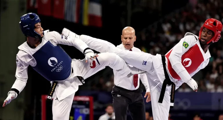 Taekwondo: Henrique Marques e Caroline Santos ficam fora do pódio