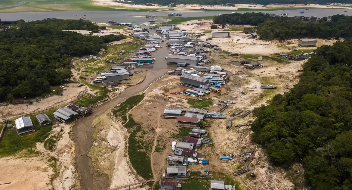Rios da Amazônia registram níveis abaixo da média histórica