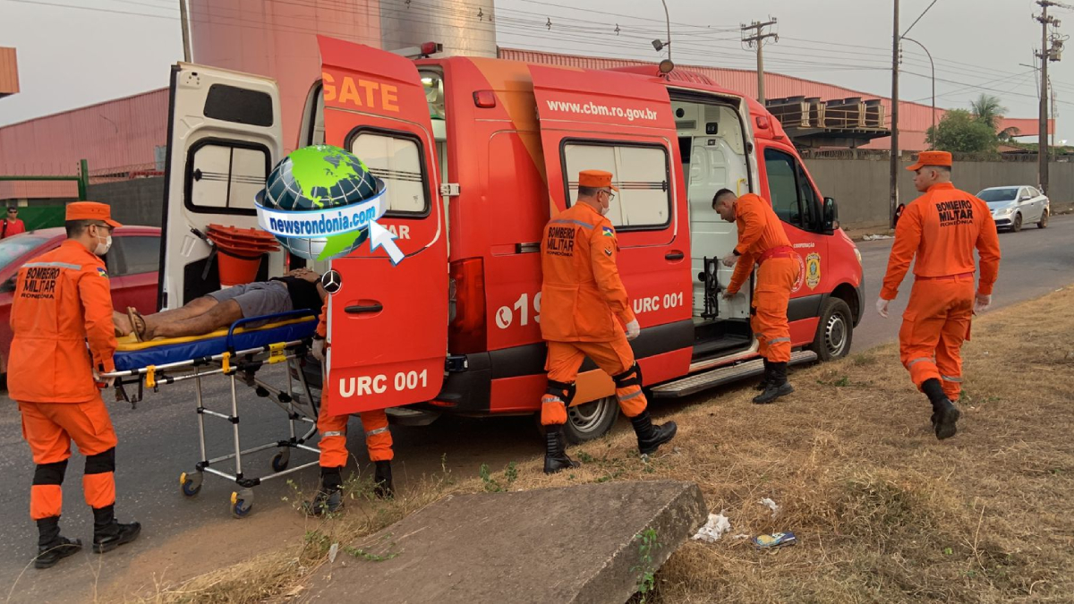 Fiorino sai do Atacadão e causa grave acidente com motociclista - News Rondônia