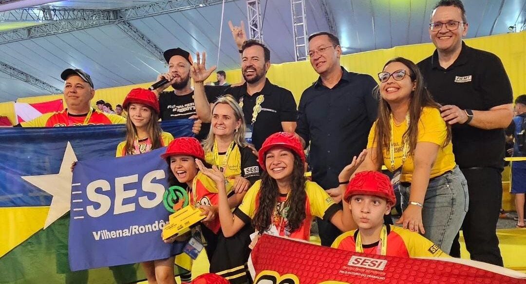 Equipe do SESI de Vilhena é campeã do Festival SESI de Robótica Off Season